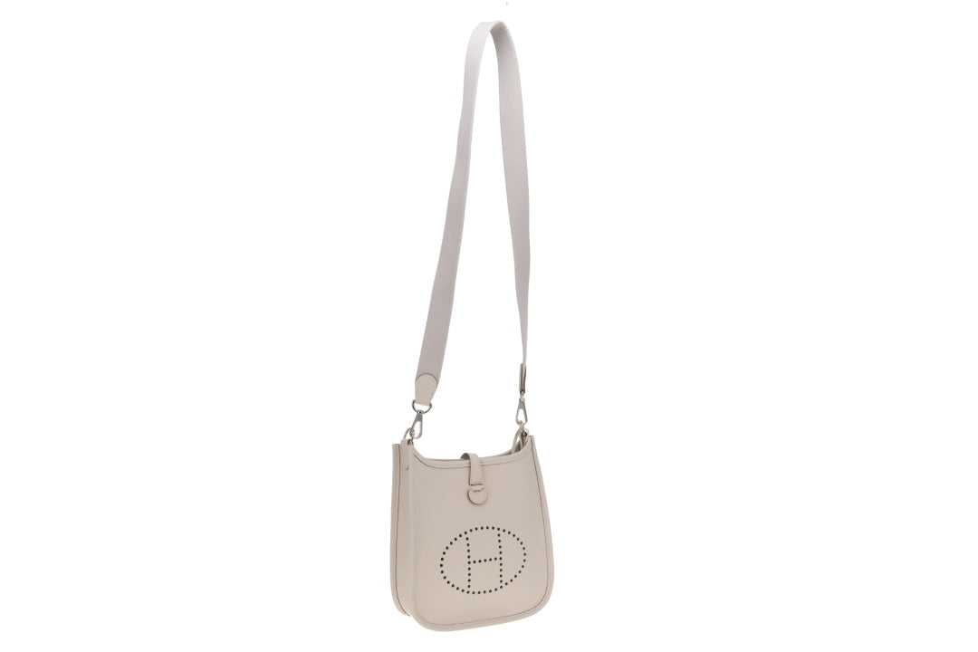 Hermes Evelyne TPM Gris Pale Clemence Leather 2024