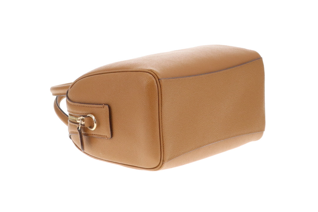 Coach Mini Bennett Satchel Tan Crossgrain Leather