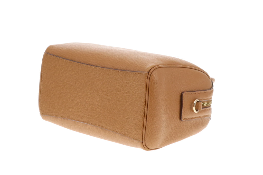Coach Mini Bennett Satchel Tan Crossgrain Leather