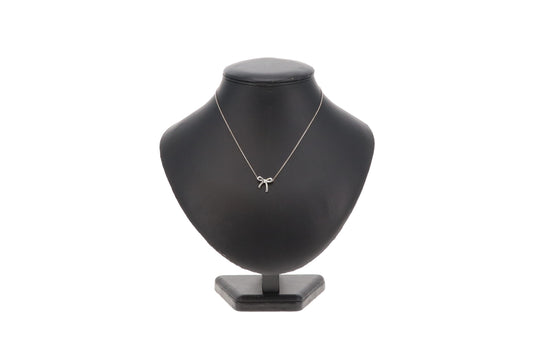 Tiffany & Co Bow Necklace Sterling Silver