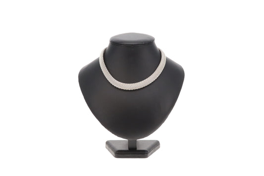 Tiffany & Co Somerset Mesh Necklace Sterling Silver