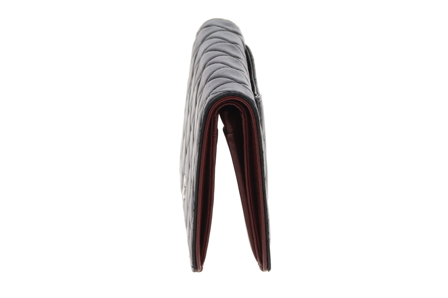 Chanel Yen Wallet Black Lambskin SHW 2006/08