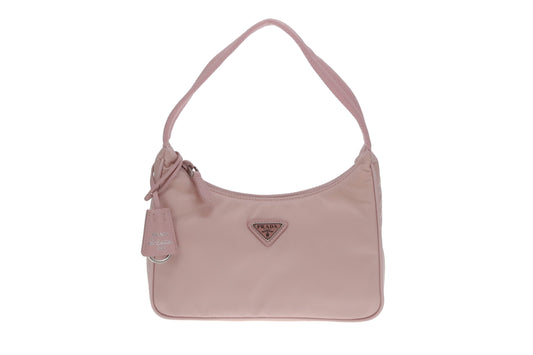 Prada Re-Edition 2000 Pink Nylon Shoulder Bag
