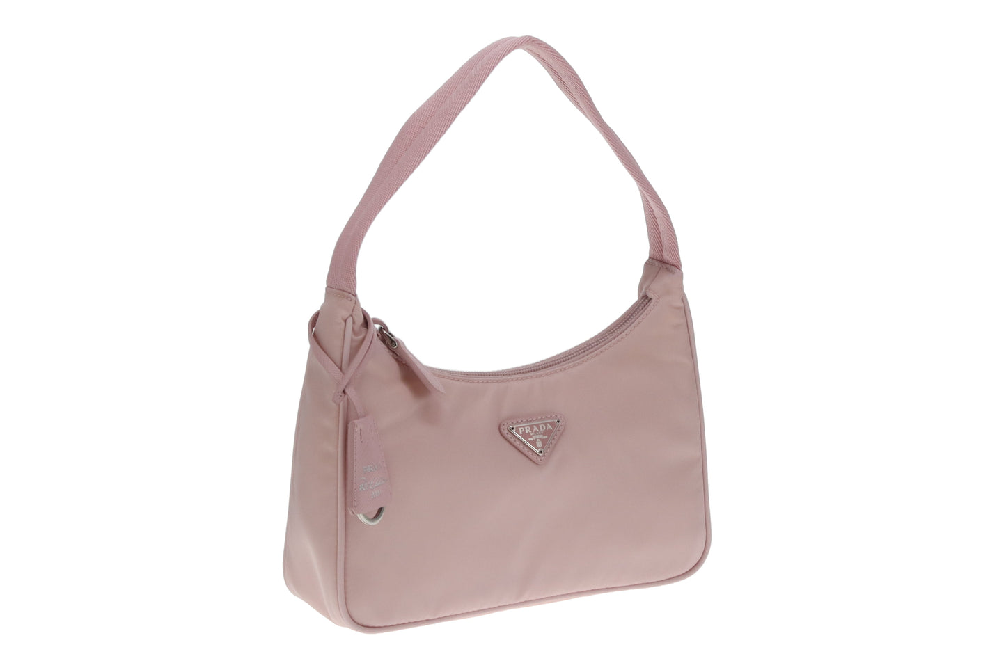Prada Re-Edition 2000 Pink Nylon Shoulder Bag