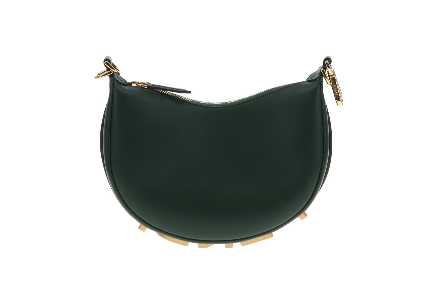 Fendi Fendigraphy Mini Green Leather GHW