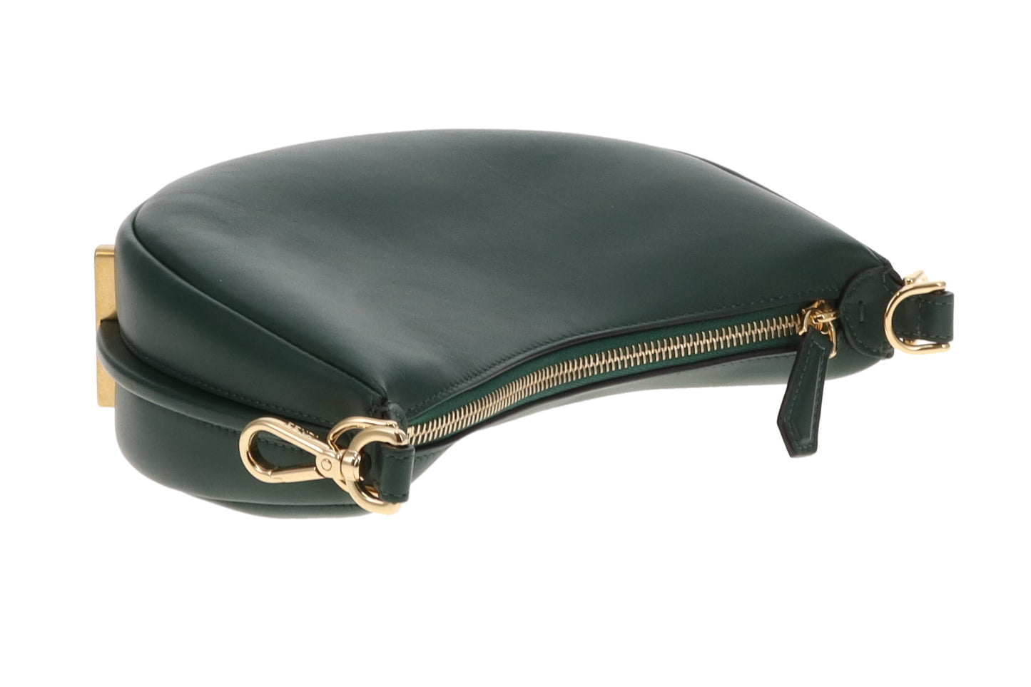 Fendi Fendigraphy Mini Green Leather GHW