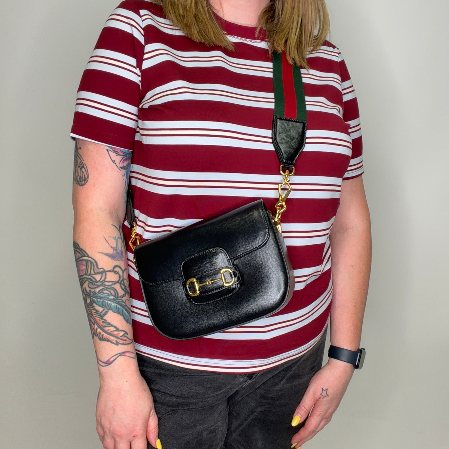 Gucci Horsebit 1955 Small Bag Black Leather