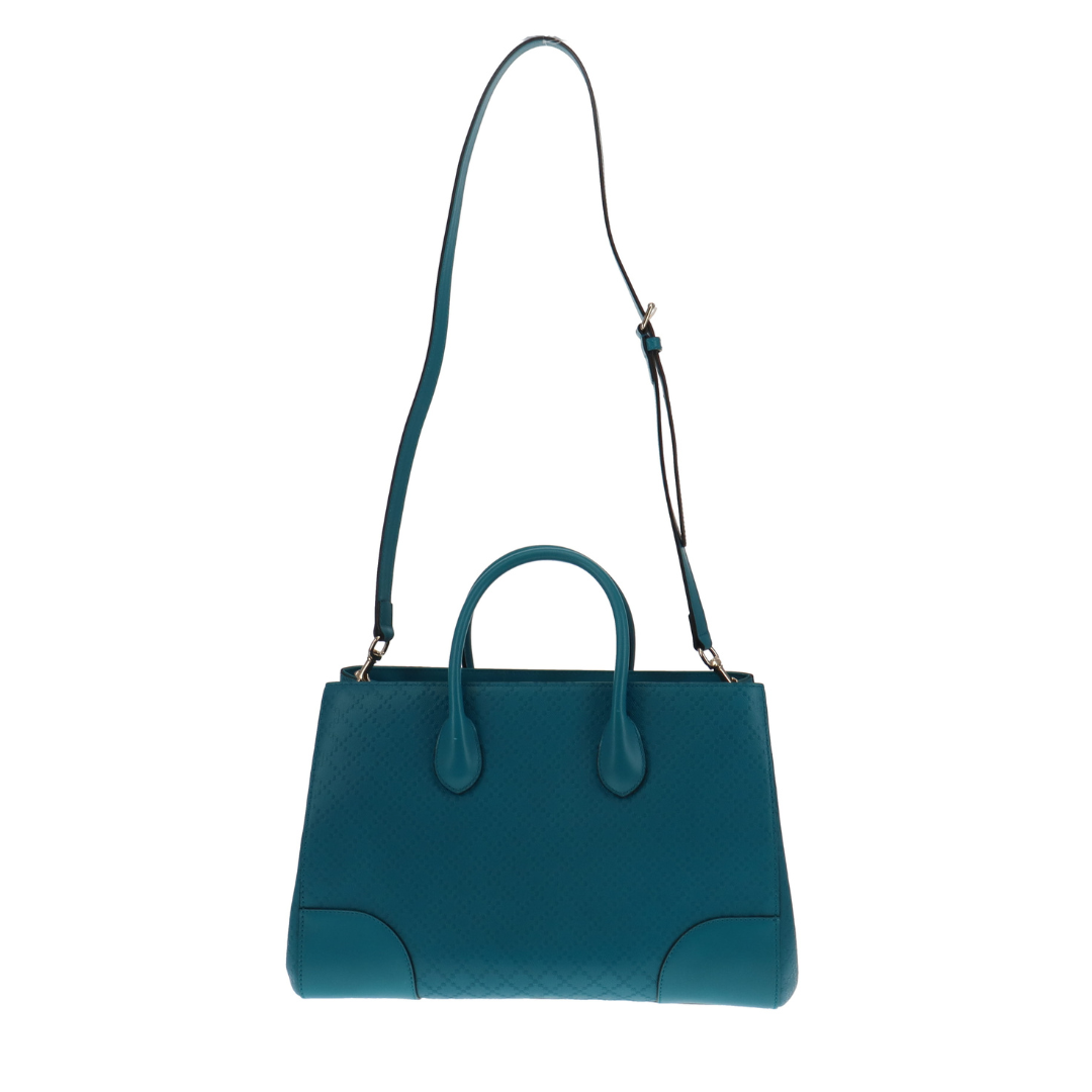 Gucci Teal Diamante Tote with Strap