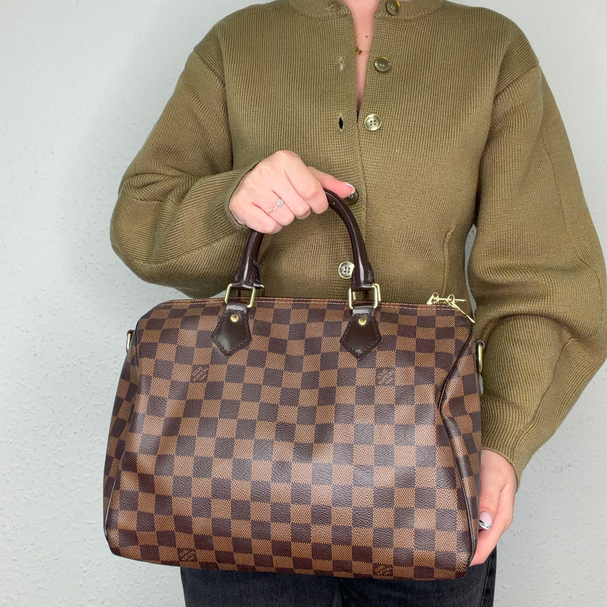 Louis Vuitton Speedy Bandouliere 30 Damier Ebene AA4158 - 2018