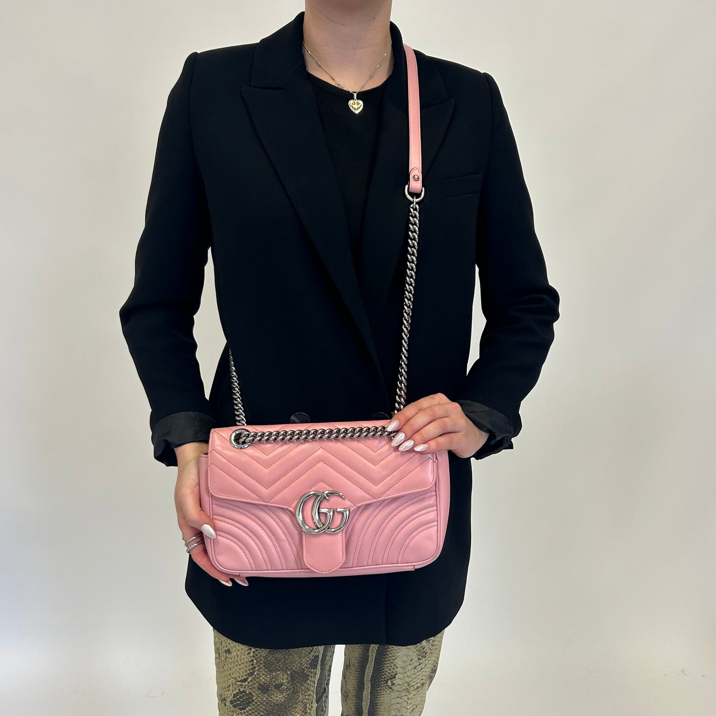 Gucci Small GG Marmont Matelasse Crossbody