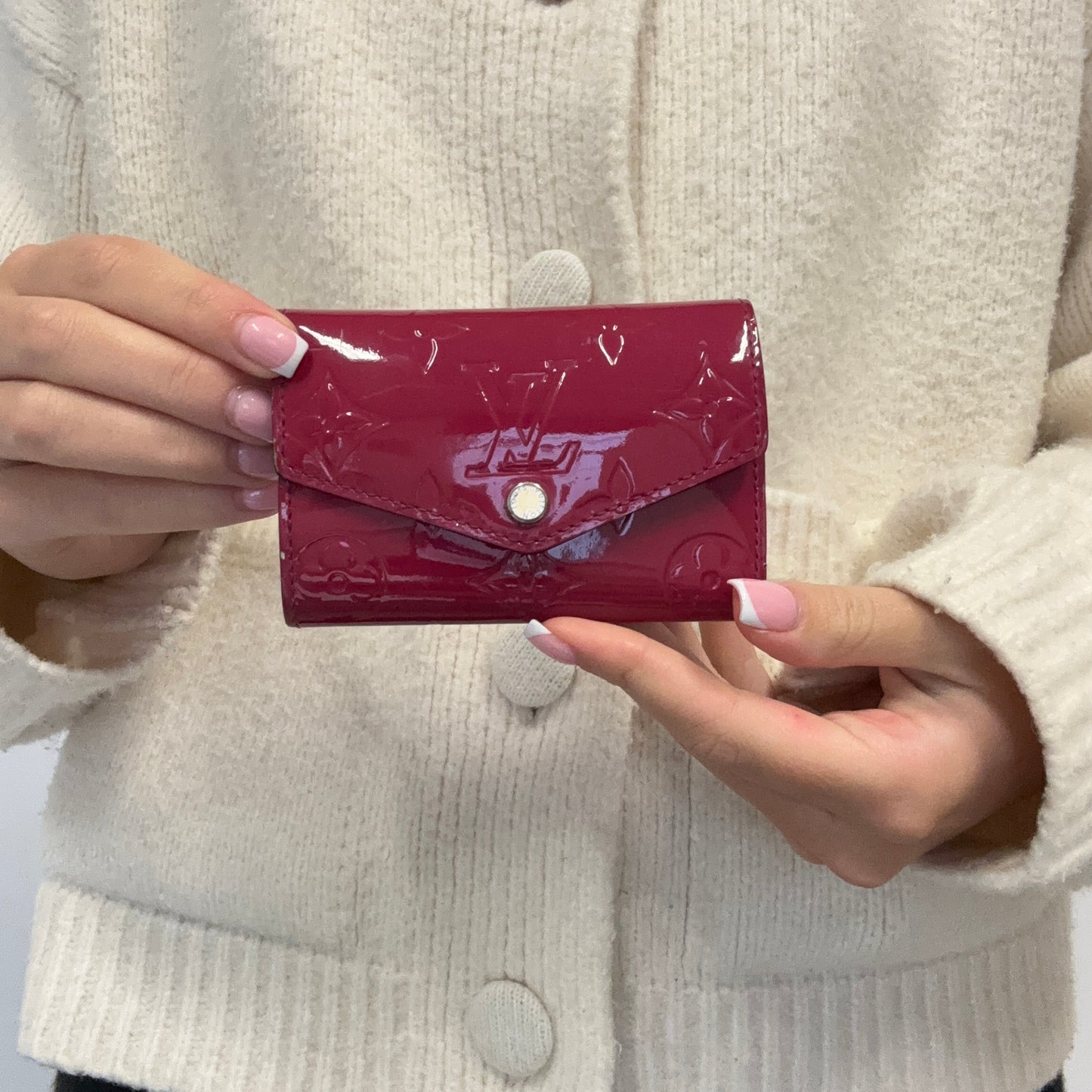 Louis Vuitton Magenta Vernis 6 Key Holder TS2175 - 2015