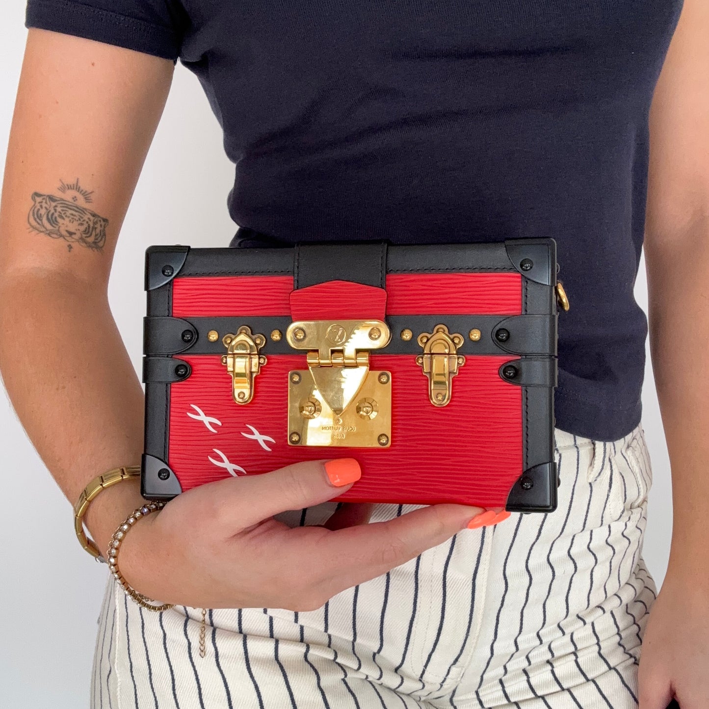 Louis Vuitton Petite Malle Limited Edition Trunk Bag FL5114