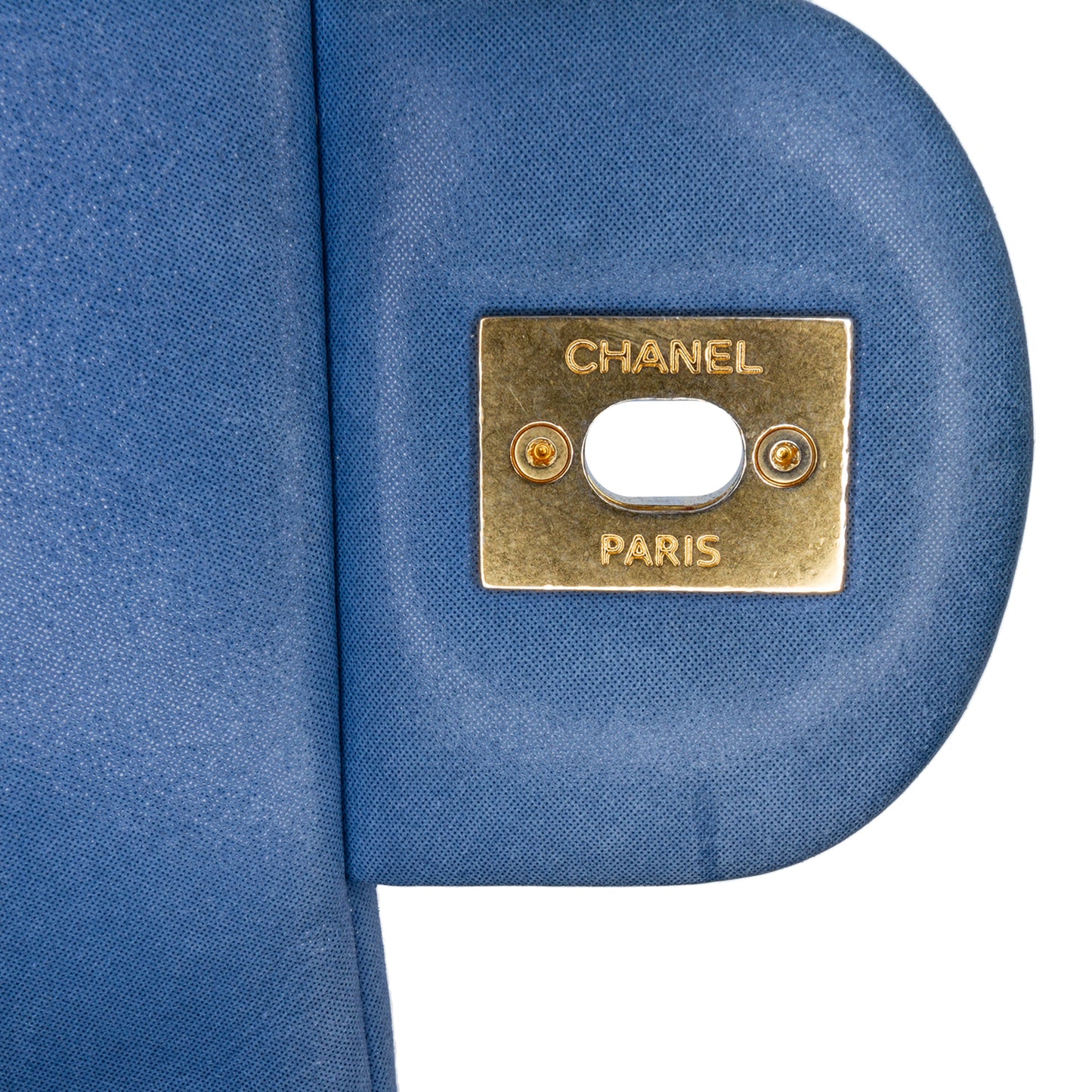 Large Iridescent Calfskin Chic Quilt Flap Image# 6