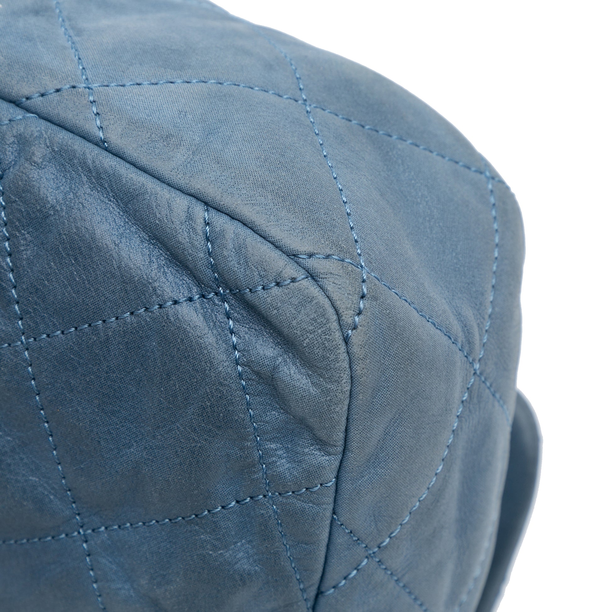 Large Iridescent Calfskin Chic Quilt Flap Image# 7