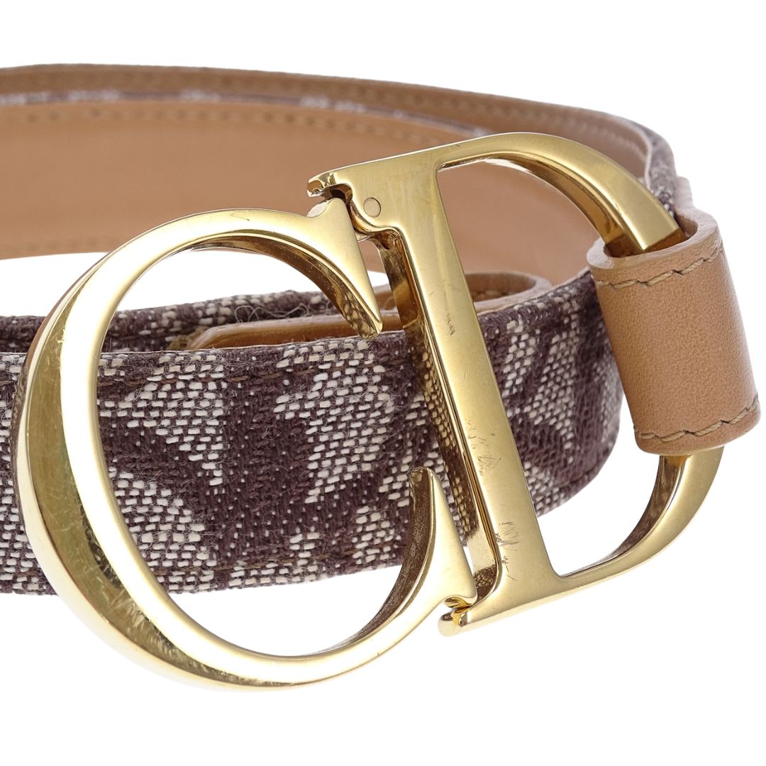 Dior CD Buckle Oblique Strap Belt 75cm