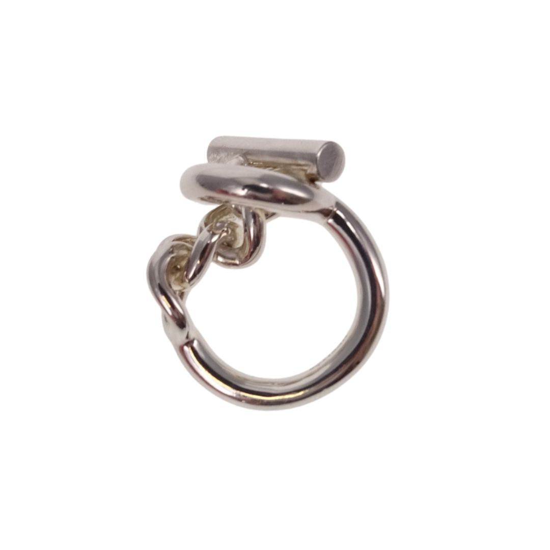 Hermes Croisette Ring Sterling Silver (size 56)