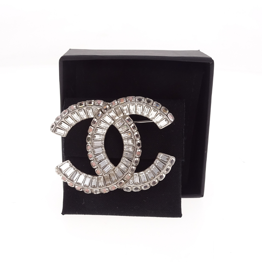 Chanel CC Brooch Crystal 2019