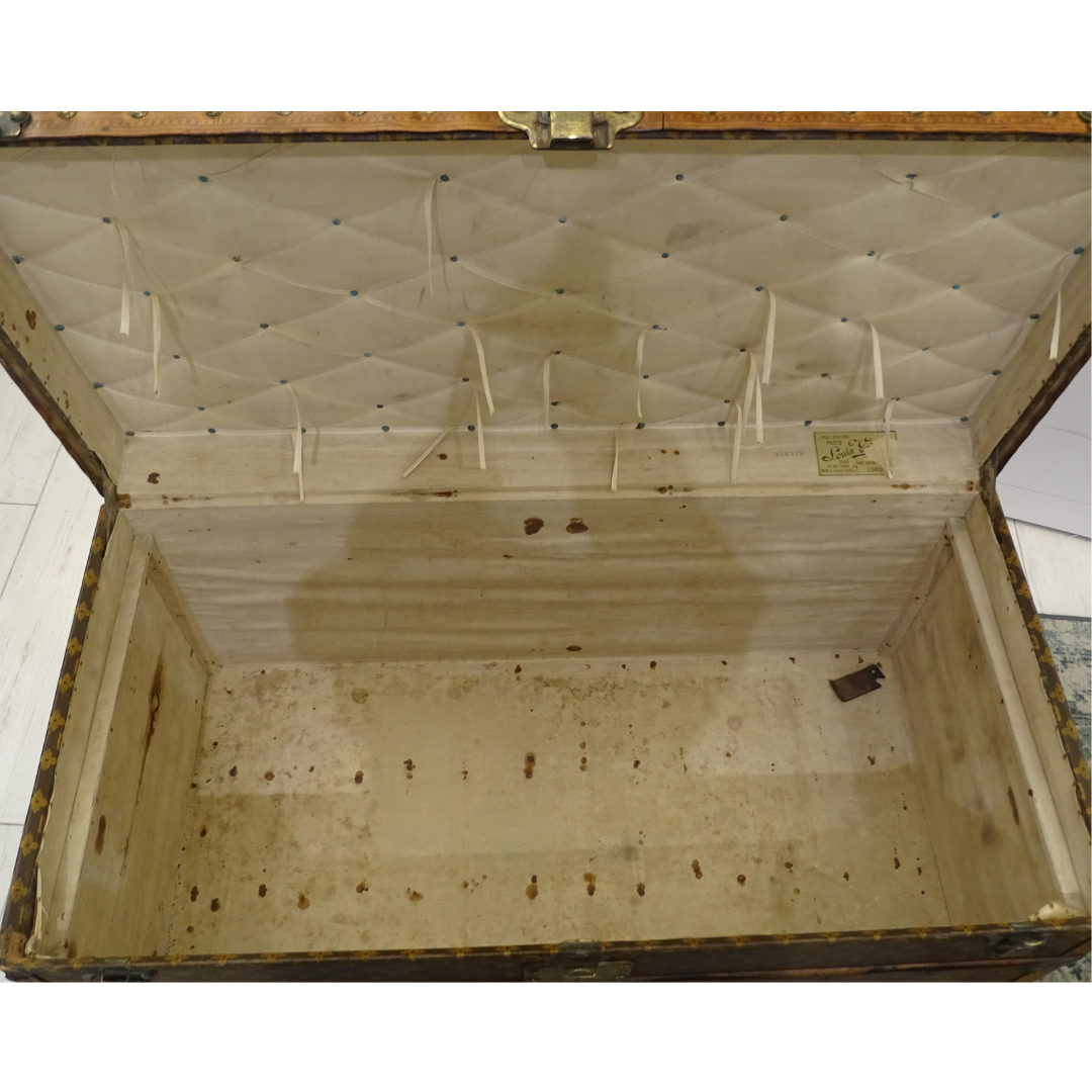 Louis Vuitton Antique Steamer Trunk 1920's - 1930's