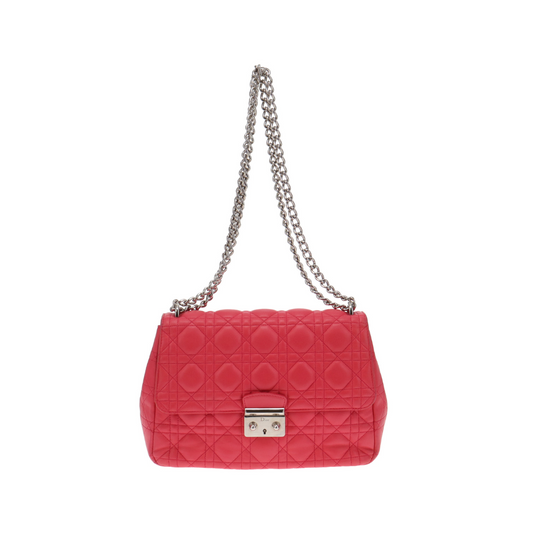 Dior Barbie Pink Lambskin Cannage Miss Dior Shoulder Bag