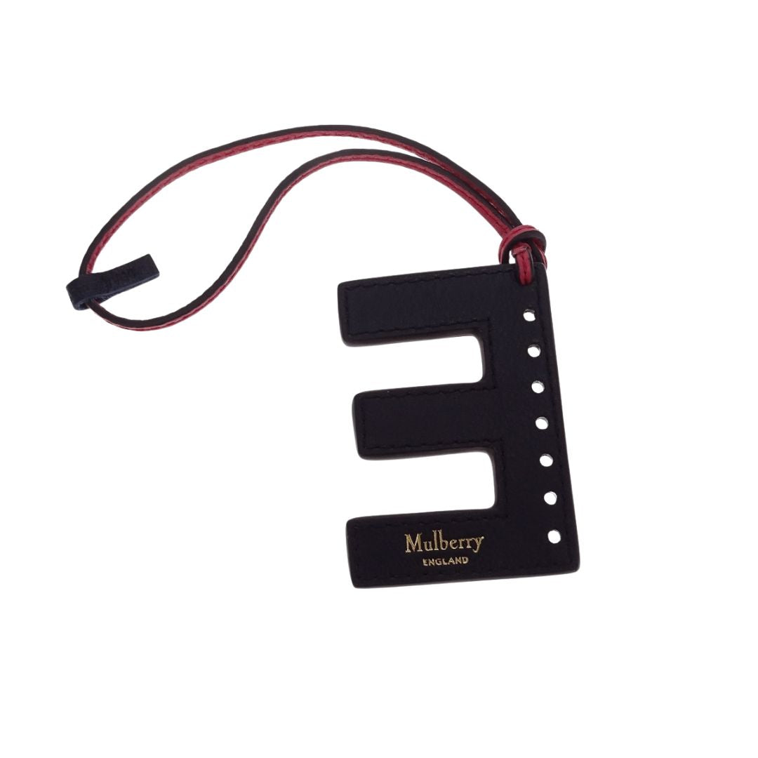Mulberry Tri-Colour Leather Keyring-E