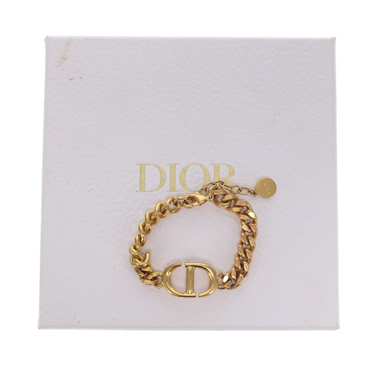 Dior 30 Montaigne Gold Bracelet (Gold Finished Metal)