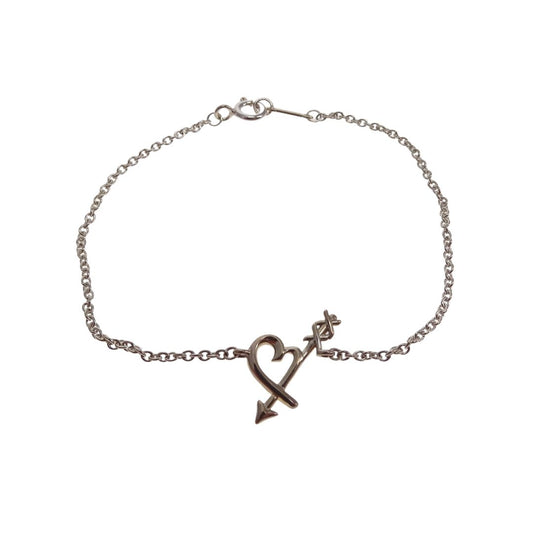 Tiffany & Co Paloma Picasso Loving Heart Sterling Silver Bracelet 925