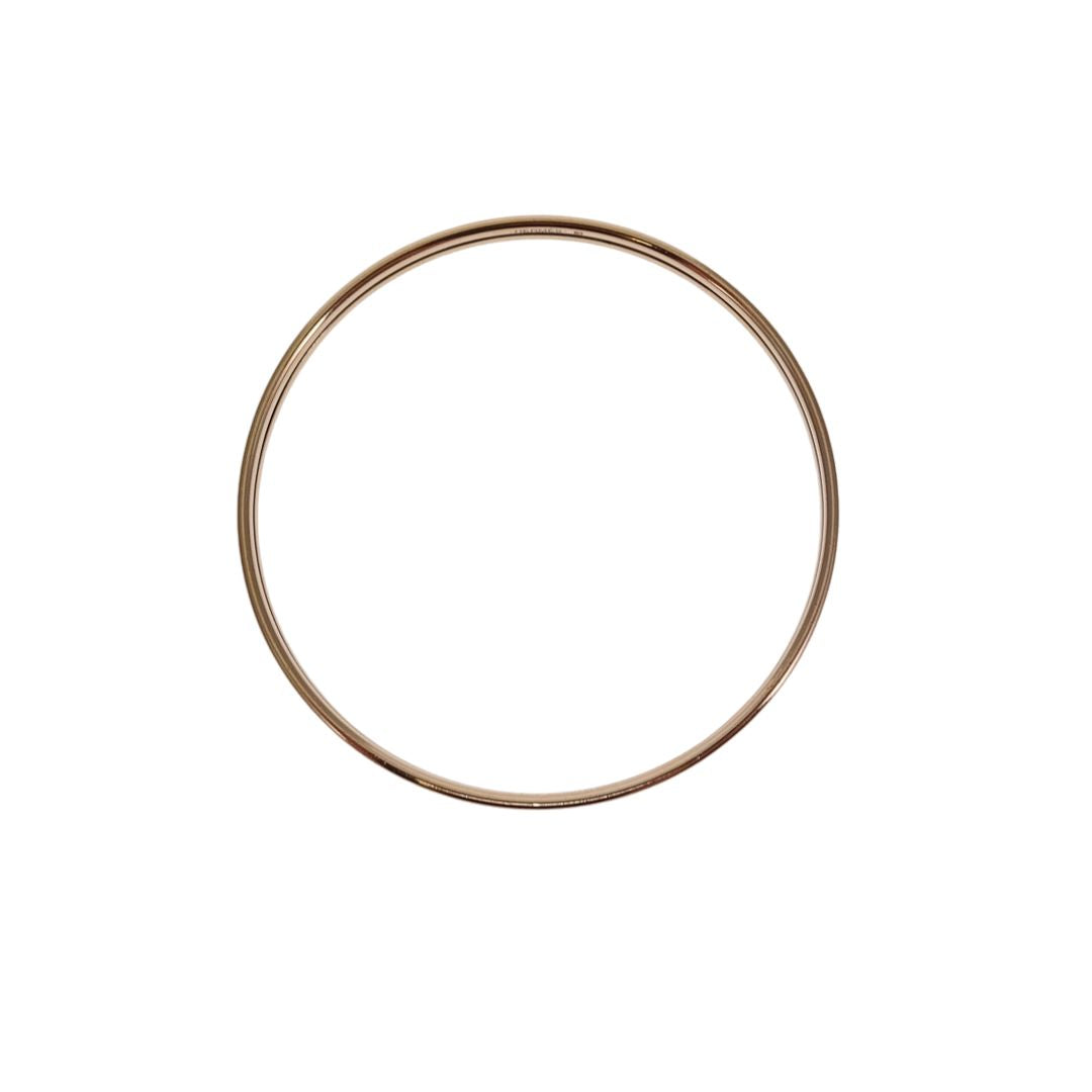 Hermes Uni Bangle Crème & Gold Extra Narrow