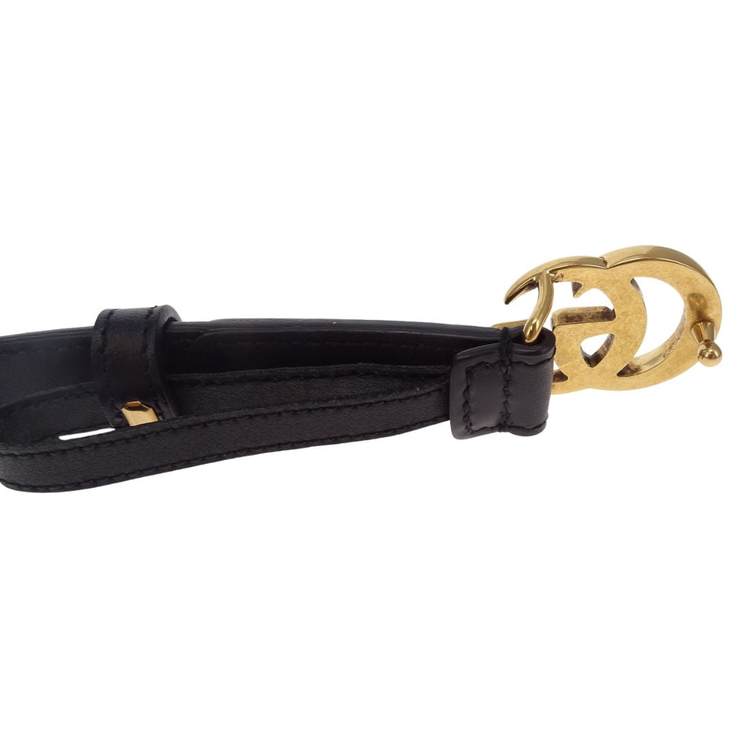 Gucci GG Interlocking Belt In Thin GG Supreme Print 105/42