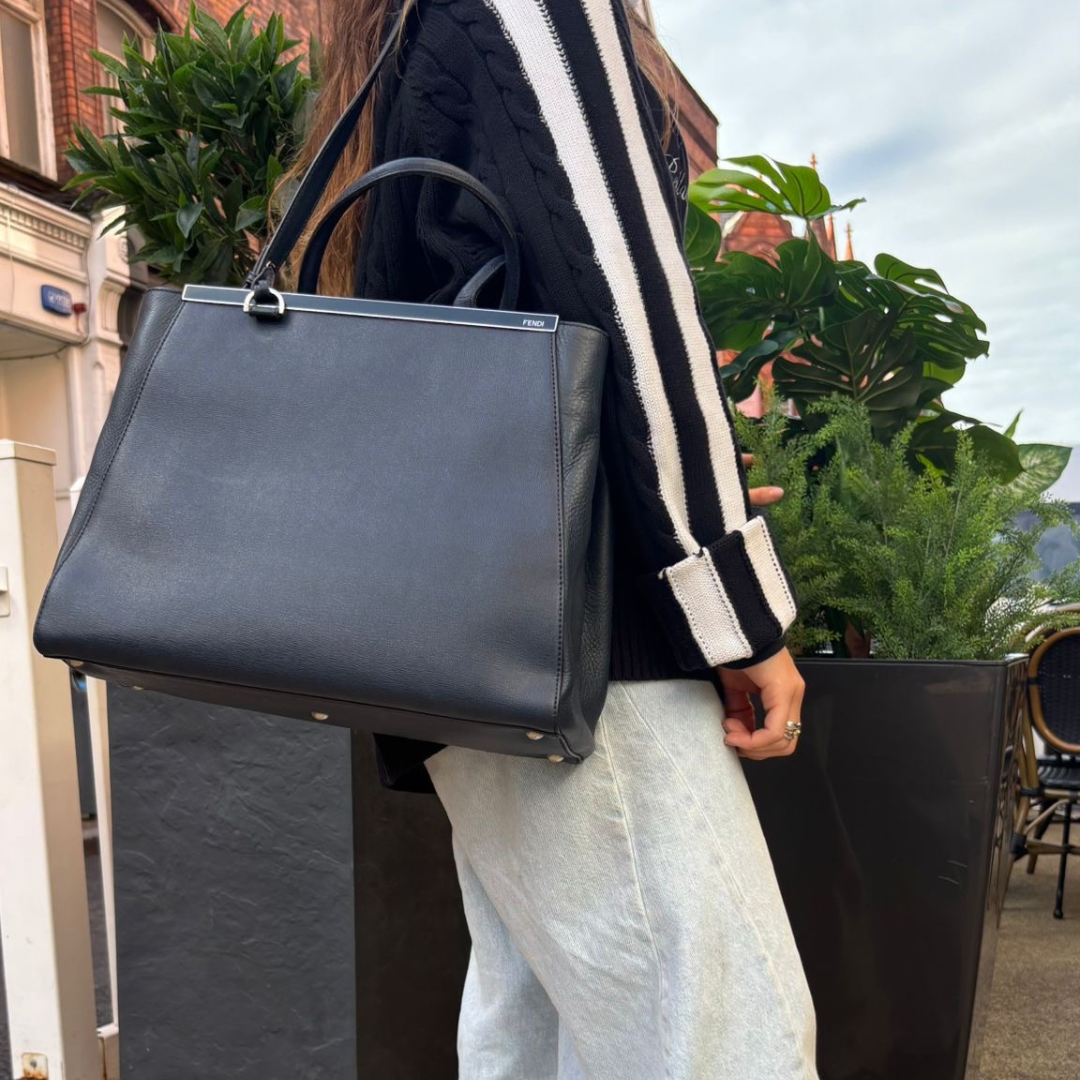 Fendi Navy 2Jours With Strap
