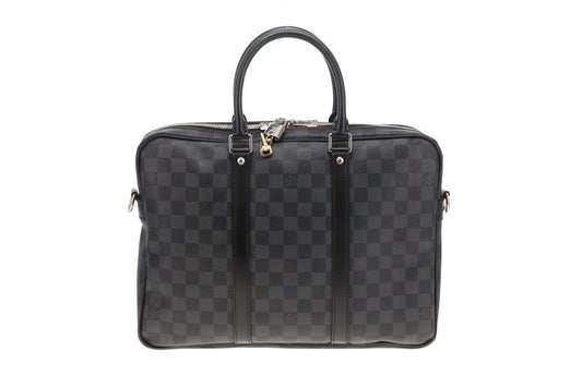 Louis Vuitton Porte Documents Damier Graphite GI3158