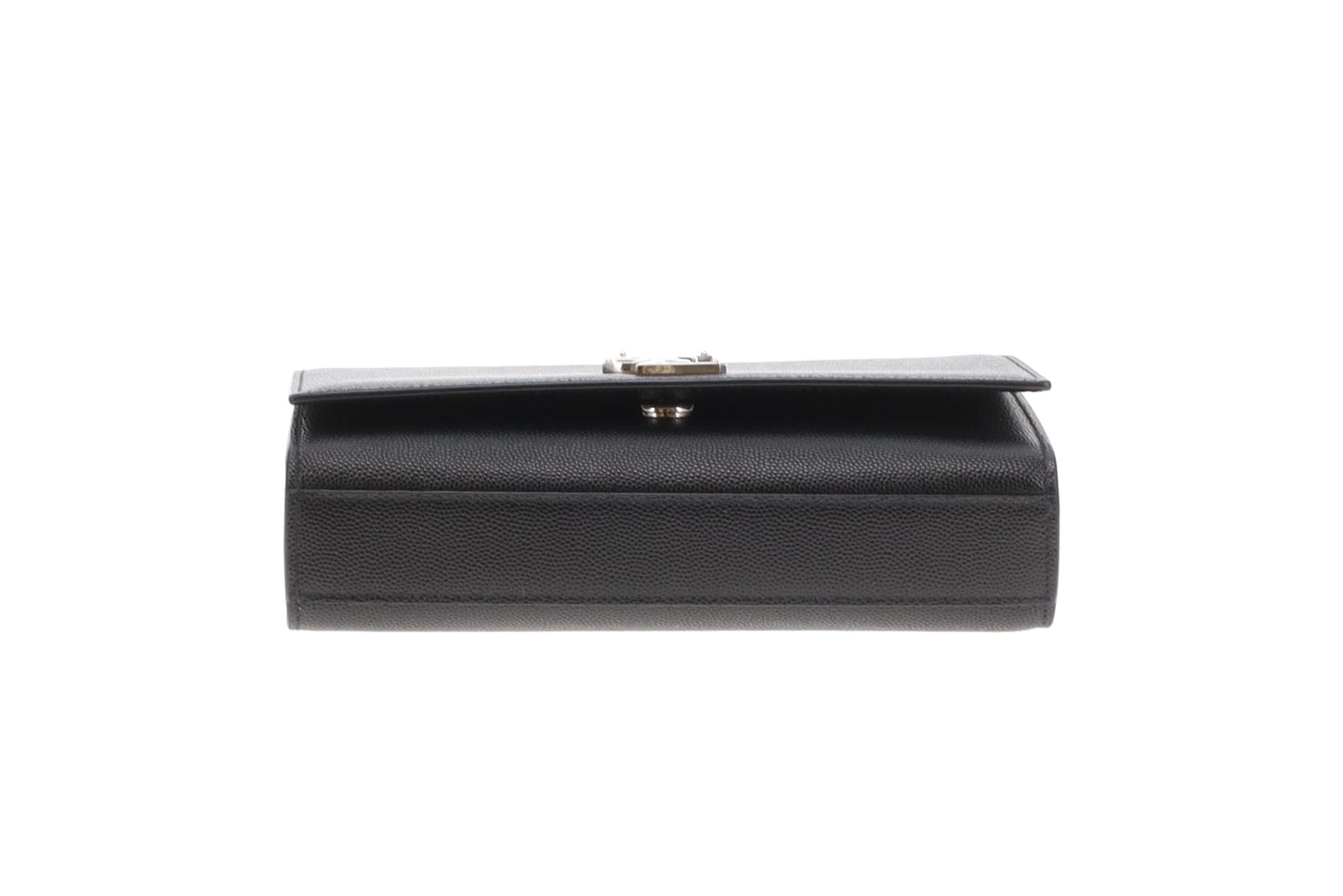 Saint Laurent Kate Medium Grain De Poudre Chain Bag Black