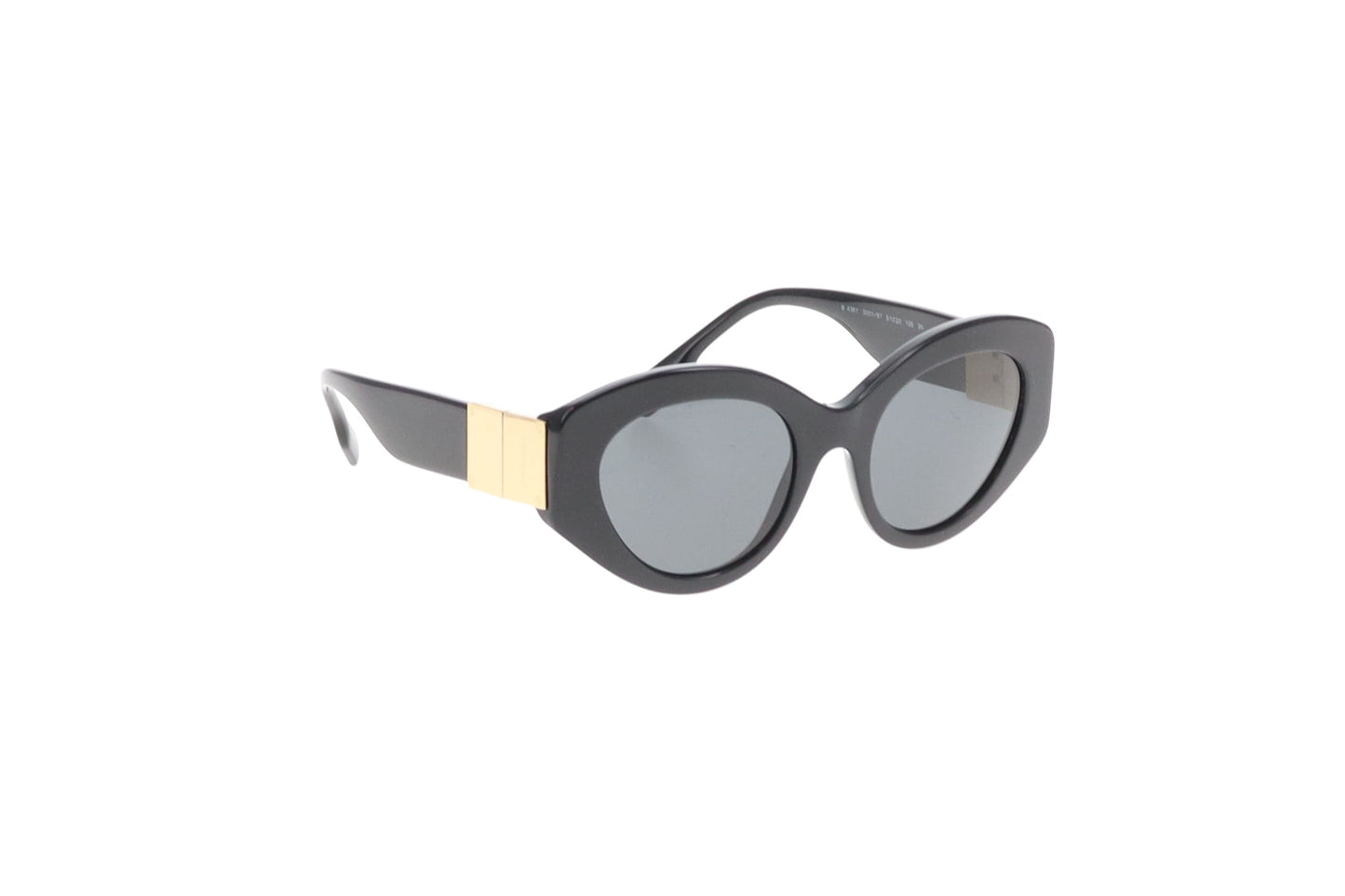 Burberry Cateye Sunglasses Black/Gold 4361