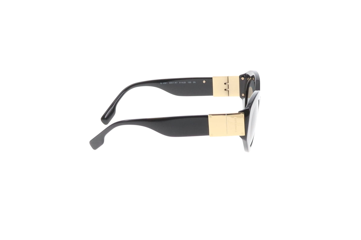 Burberry Cateye Sunglasses Black/Gold 4361