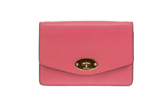 Mulberry Small Darley Silky Calf Leather Geranium Pink