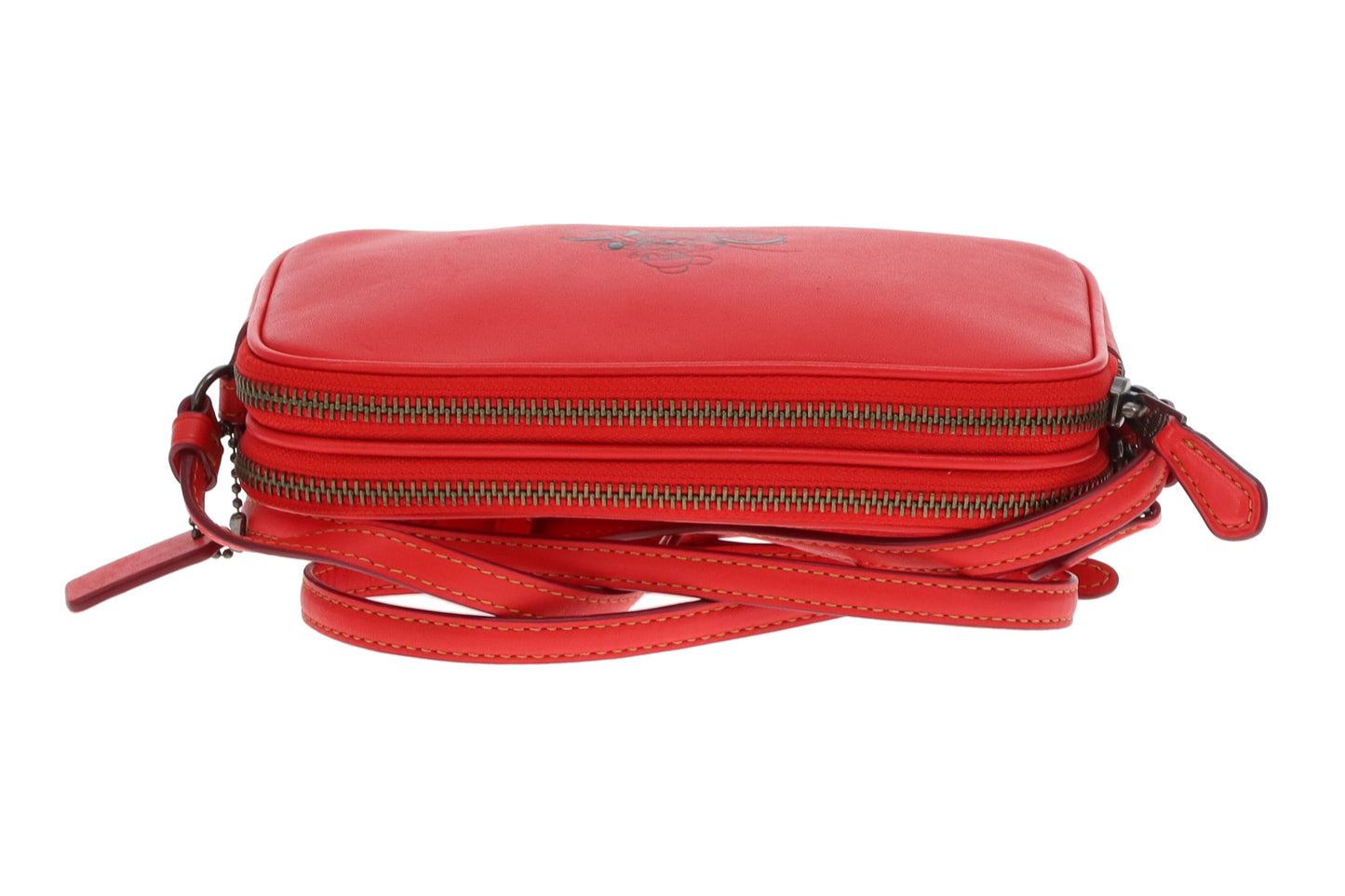 Coach X Disney Mickey Mouse Crossbody Bag Red
