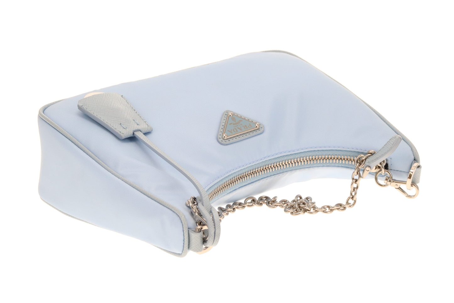 Prada Re-Edition 2005 Blue Nylon Crossbody Bag