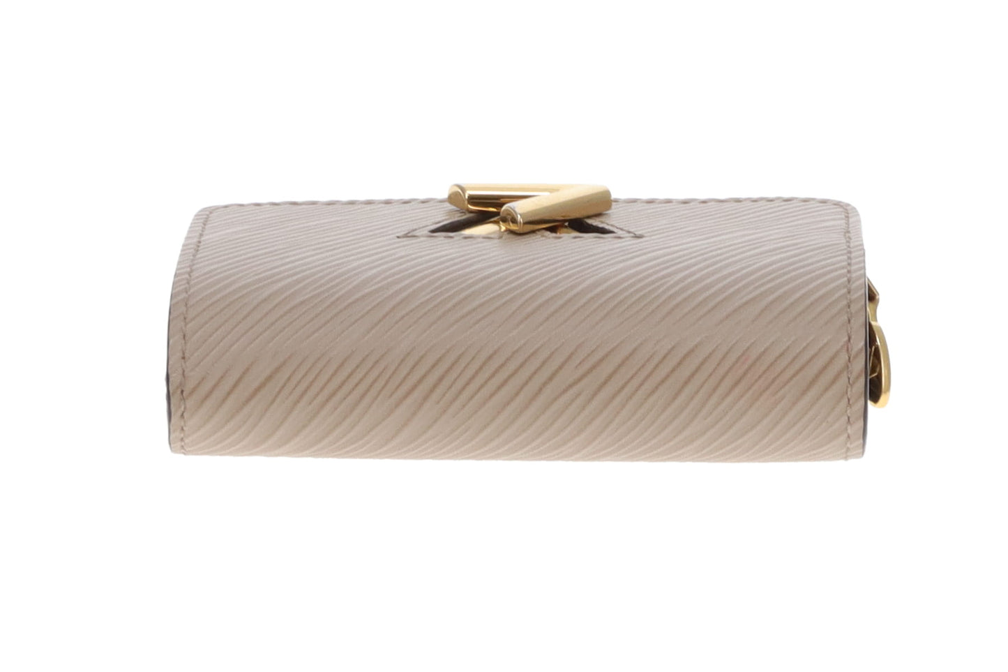 Louis Vuitton Twist Compact Wallet Beige Epi Leather