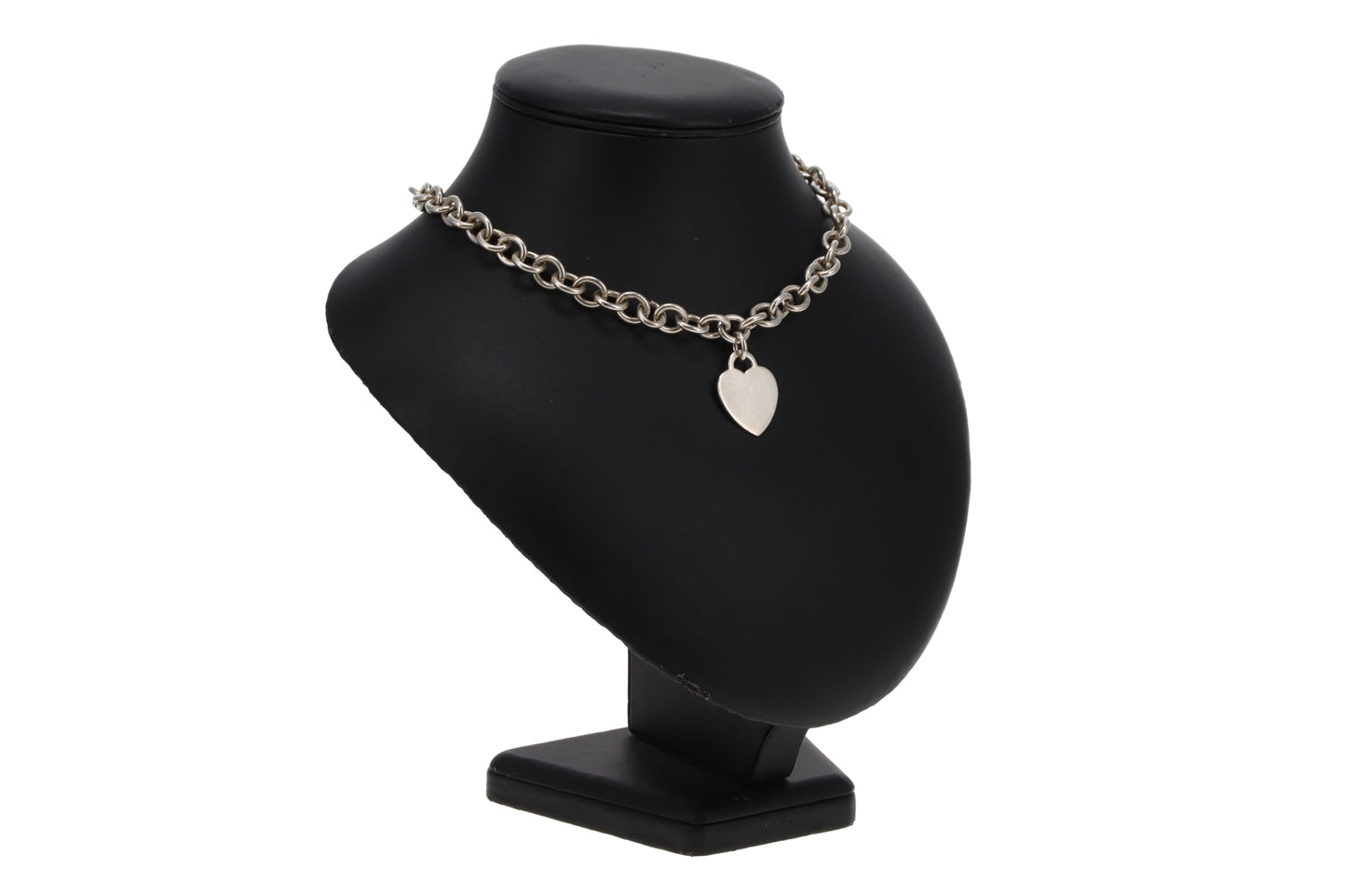 Tiffany & Co Blank Heart Tag Choker RTT Sterling Silver