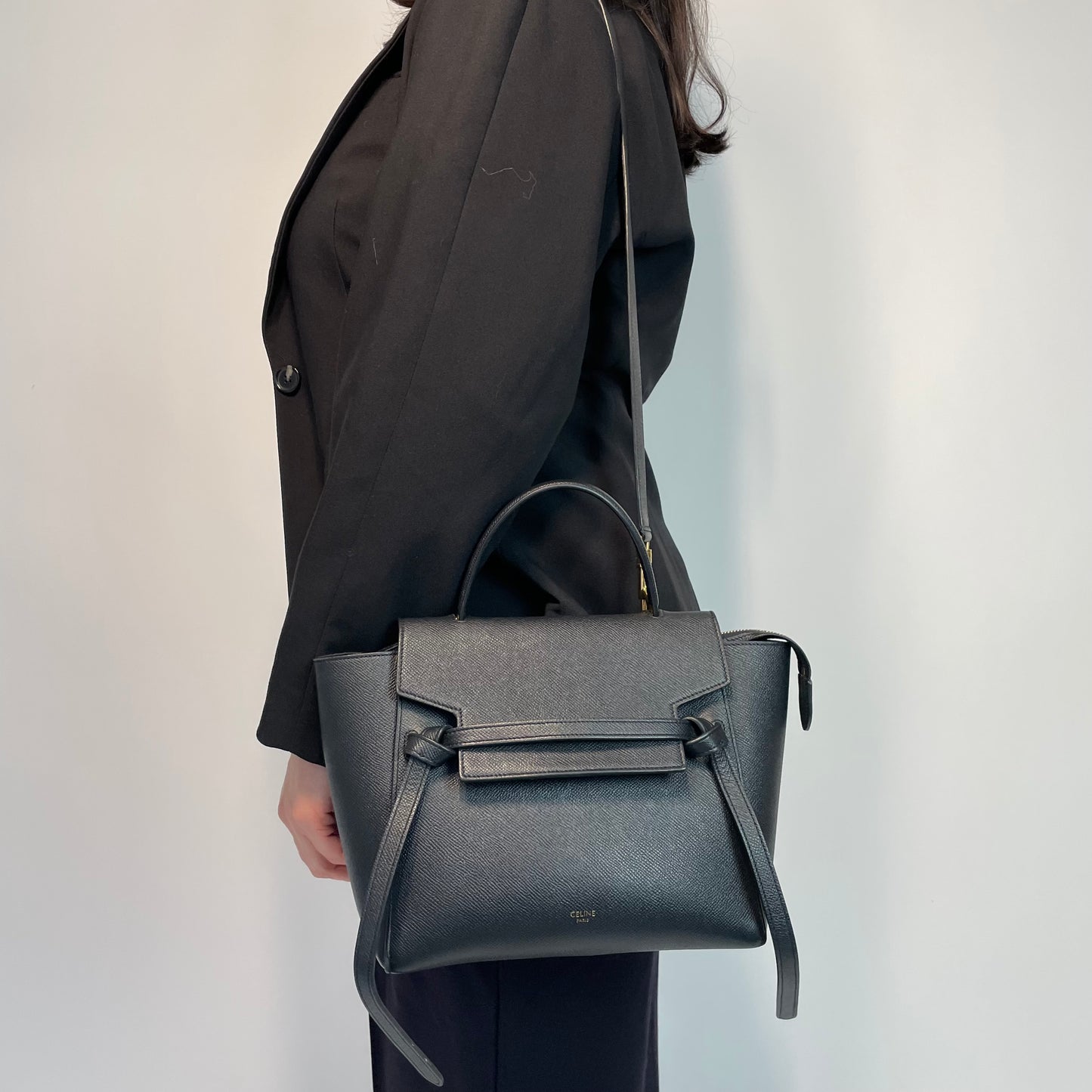 Celine Black Calfskin Micro Belt Bag RRP €2200
