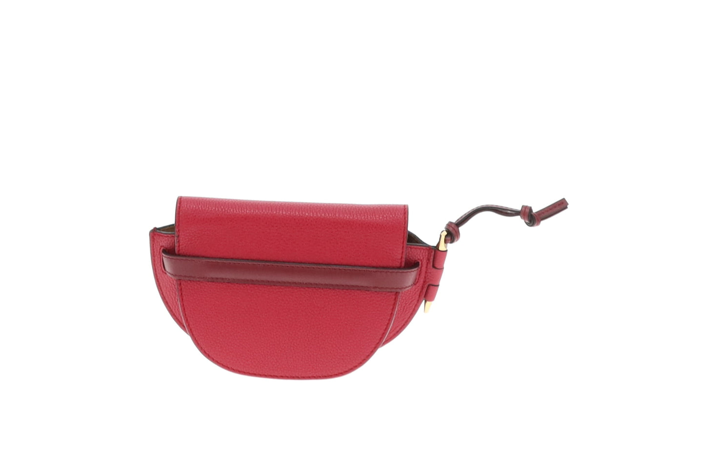 Loewe Raspberry Leather Mini Gate Bag