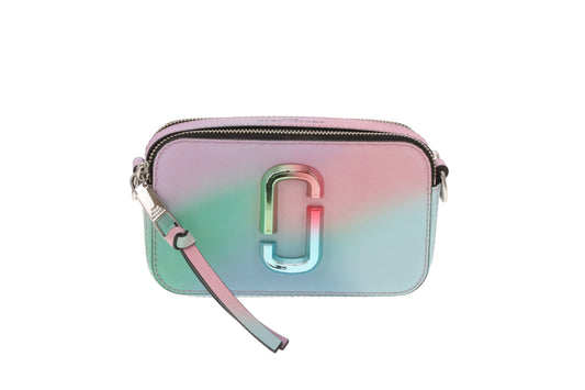 Marc Jacobs Snapshot Bag – Green Airbrush Leather with Multi-Tone Hardware
