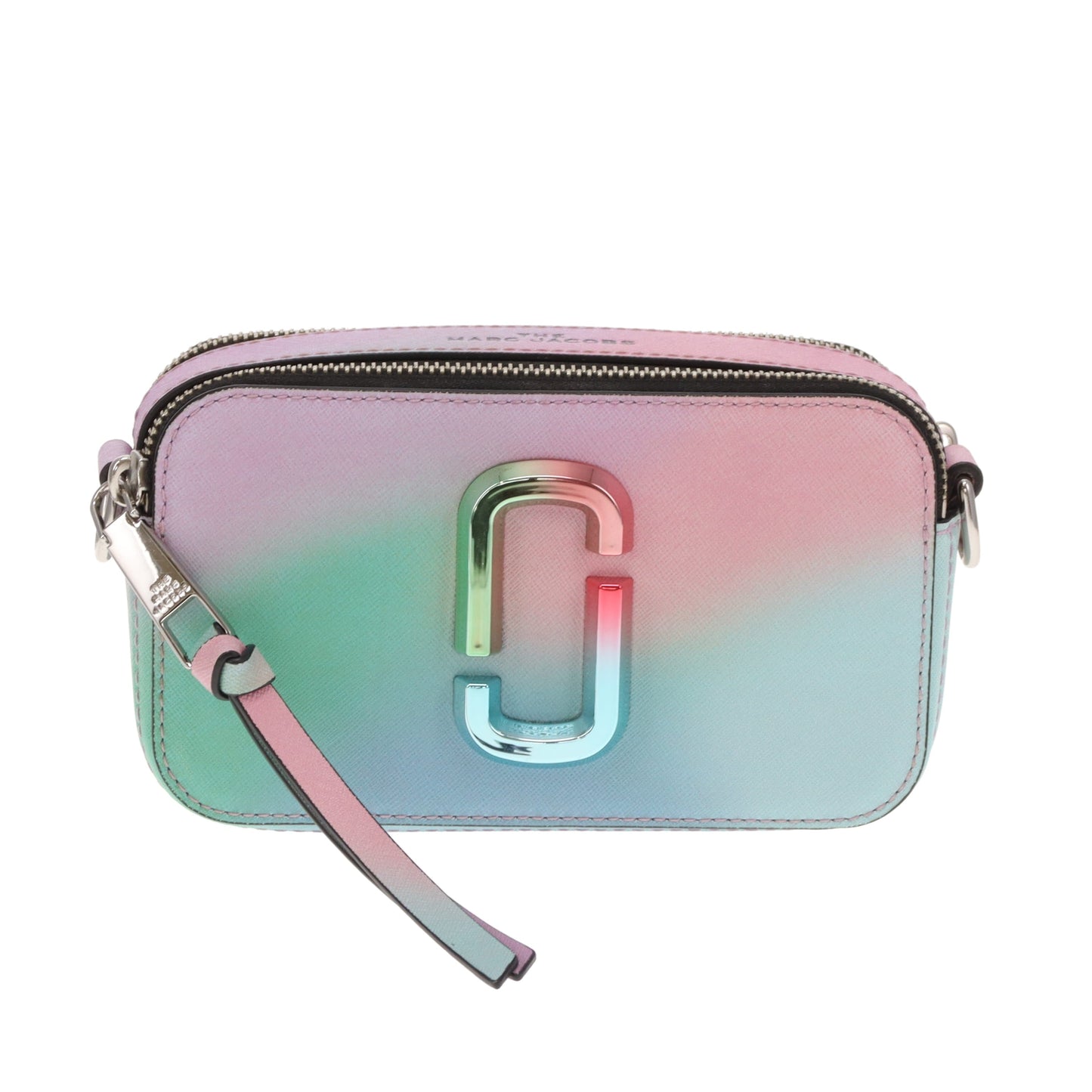 Marc Jacobs The Snapshot Bag Green Airbrush Leather with Multi-Tone Hardware