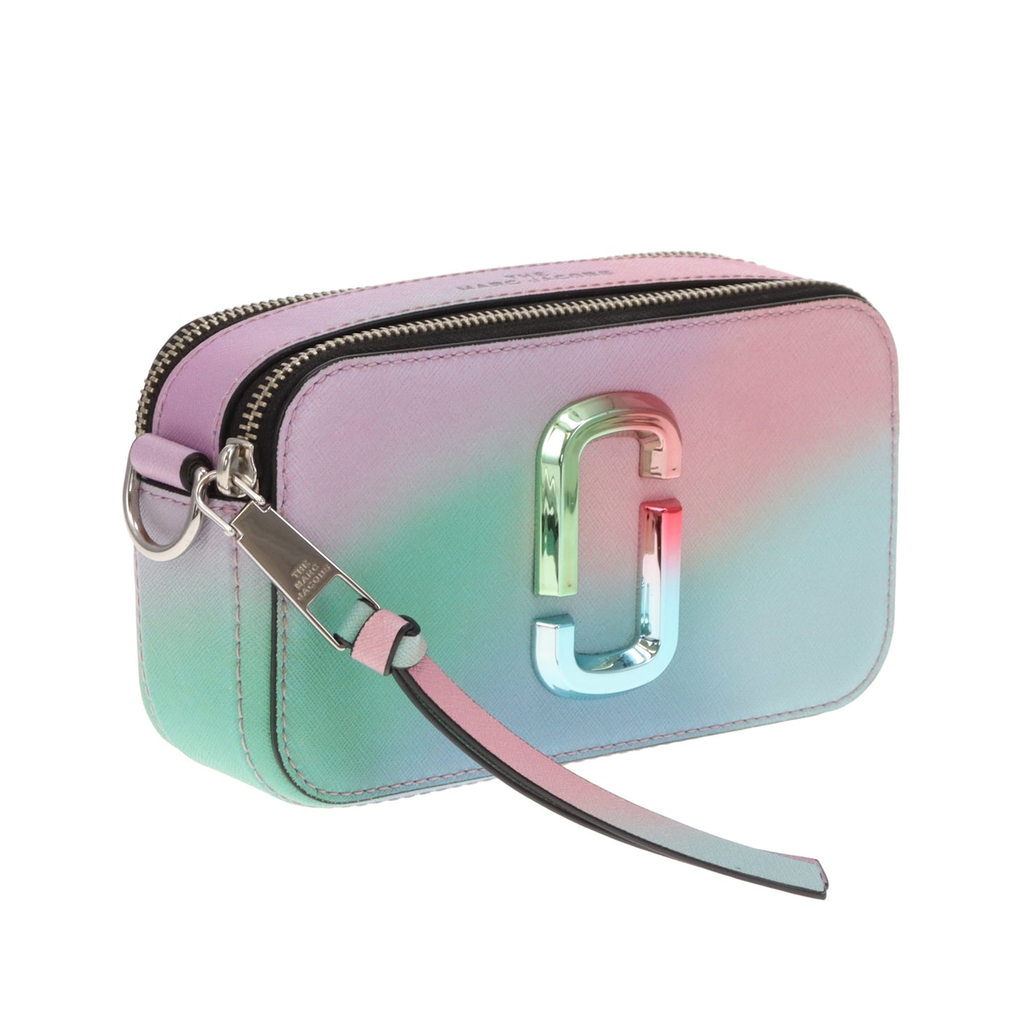 Marc Jacobs The Snapshot Bag Green Airbrush Leather with Multi-Tone Hardware