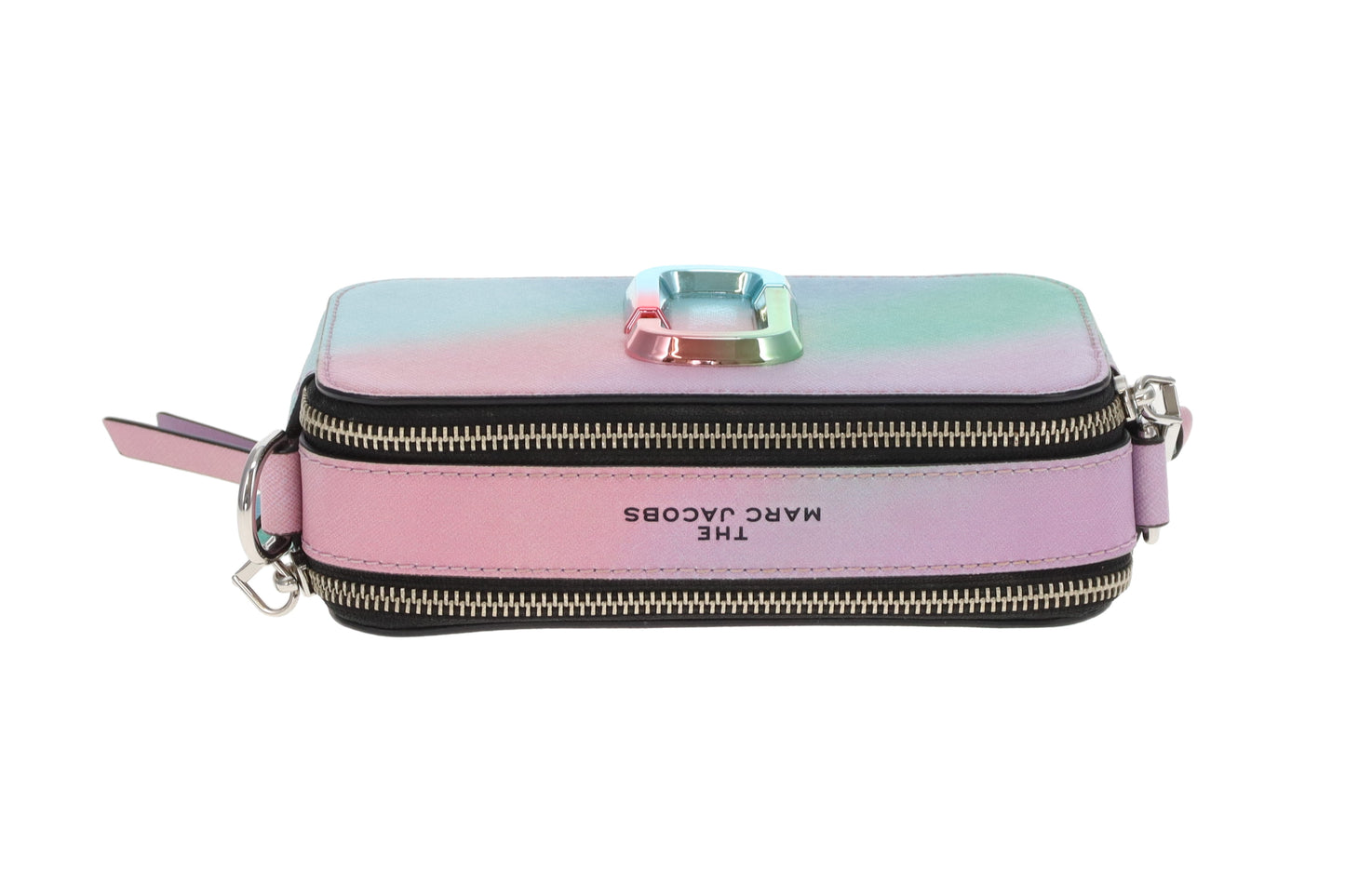 Marc Jacobs Snapshot Bag – Green Airbrush Leather with Multi-Tone Hardware