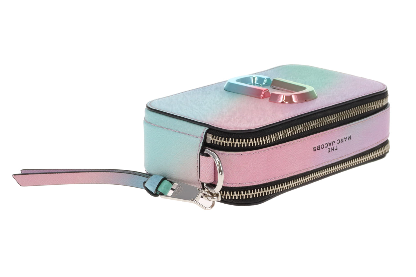 Marc Jacobs Snapshot Bag – Green Airbrush Leather with Multi-Tone Hardware