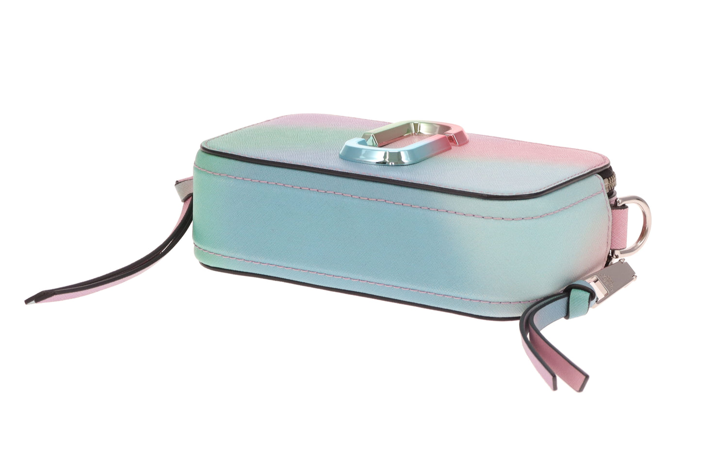 Marc Jacobs Snapshot Bag – Green Airbrush Leather with Multi-Tone Hardware