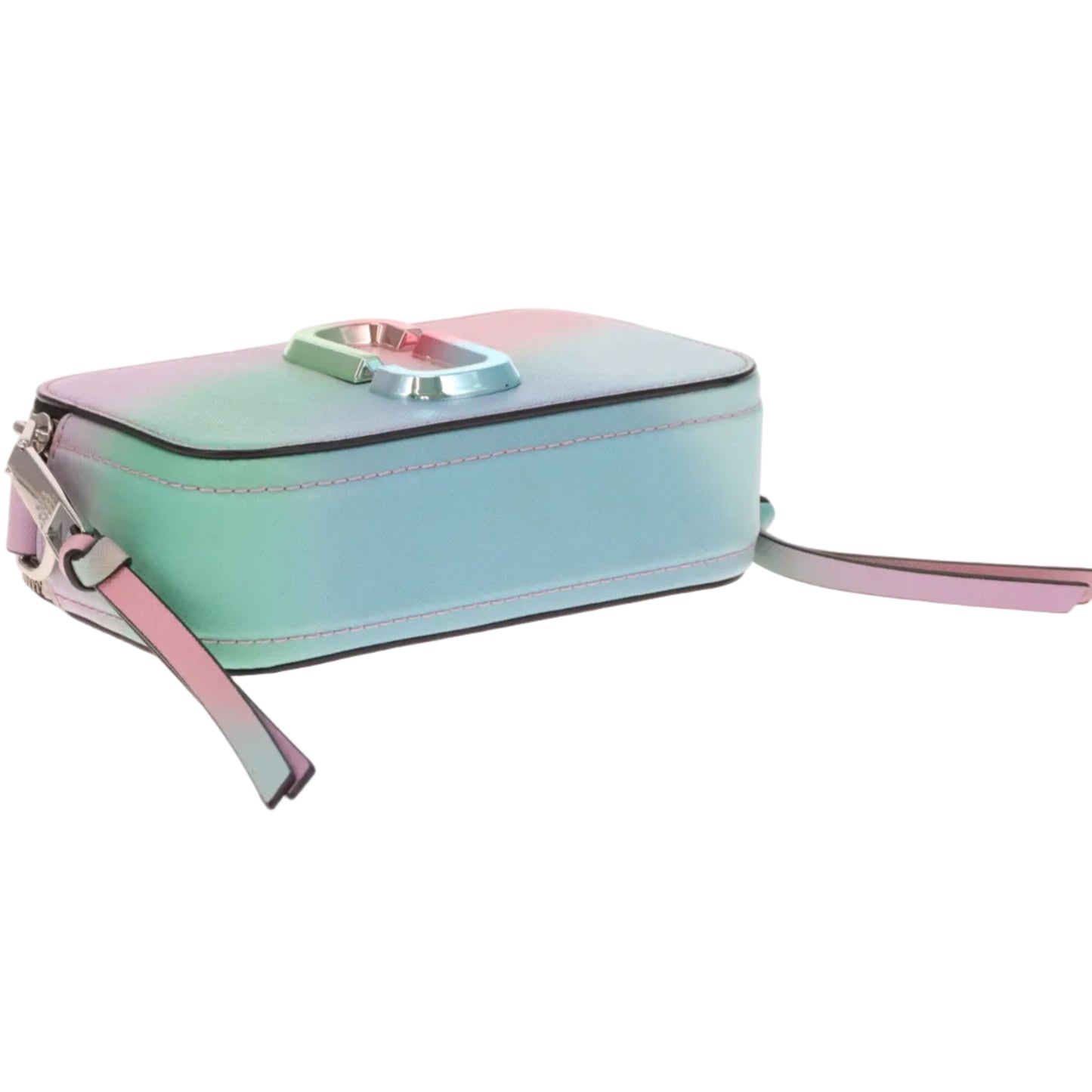 Marc Jacobs The Snapshot Bag Green Airbrush Leather with Multi-Tone Hardware