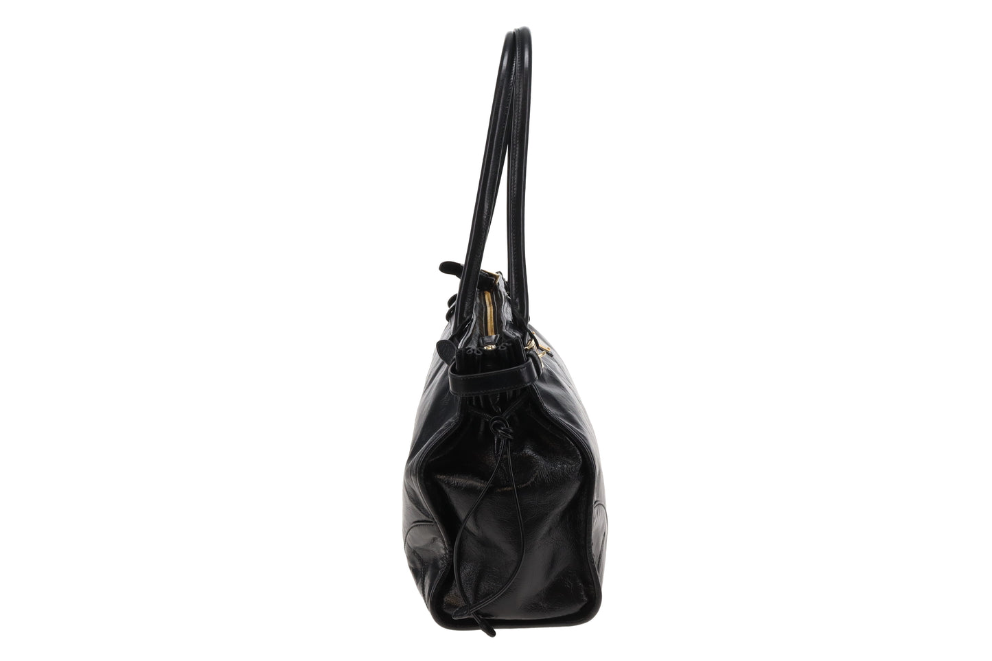 Prada Bonnie Large Black Soft Lux with Strap