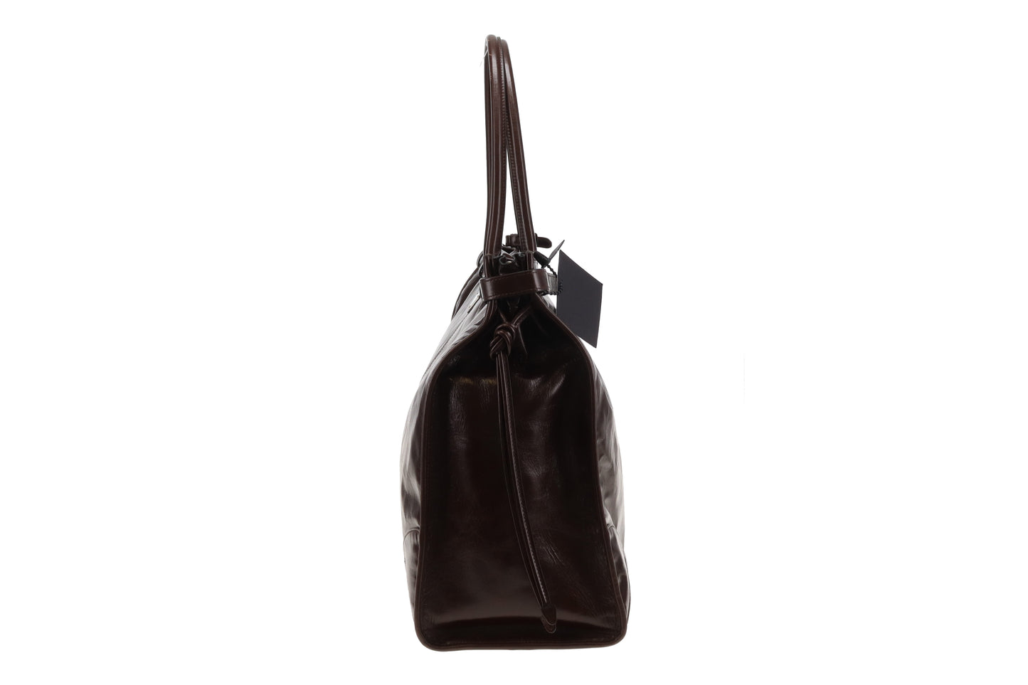 Prada Bonnie Extra Large Dark Brown Soft Lux with Strap
