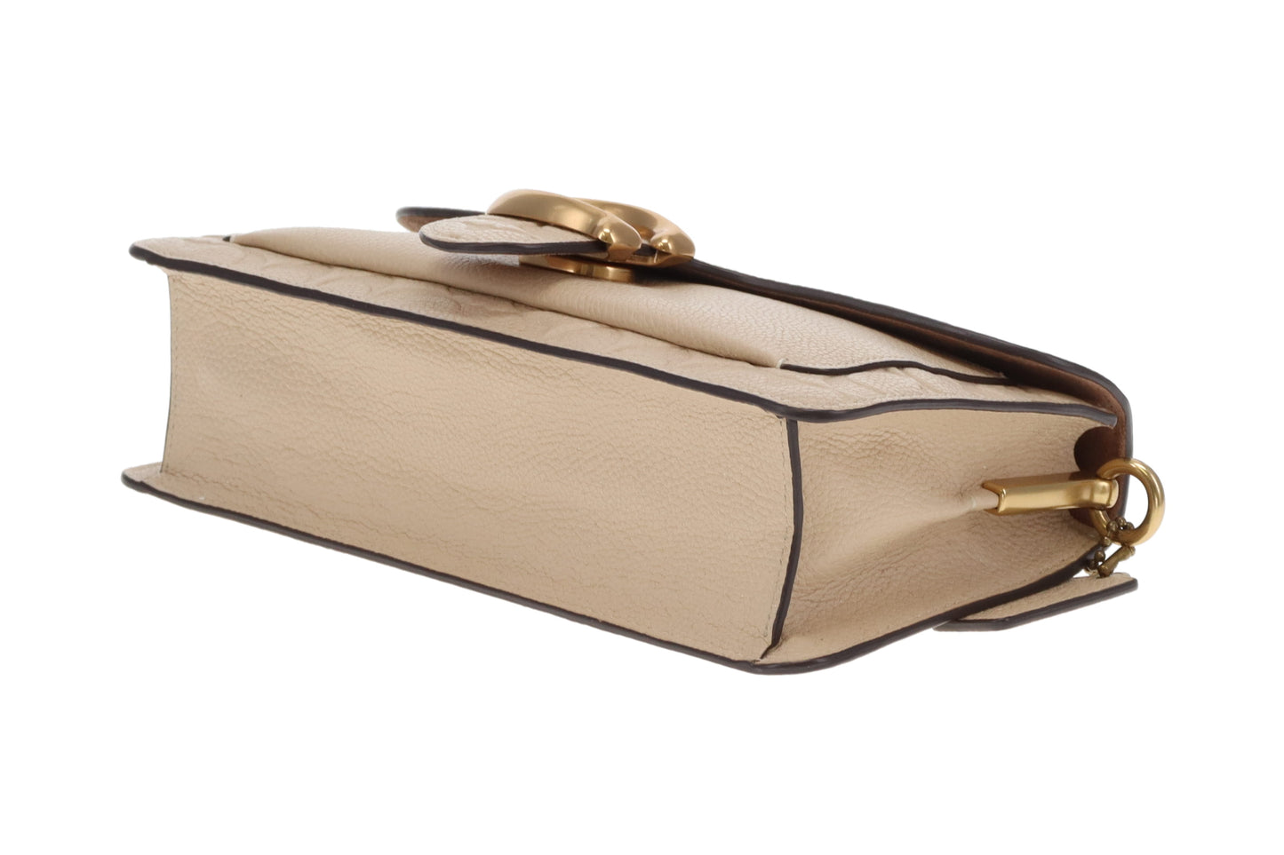 Coach Tabby 26 Bag – Cream Signature Embossed Leather with Silver Hardware